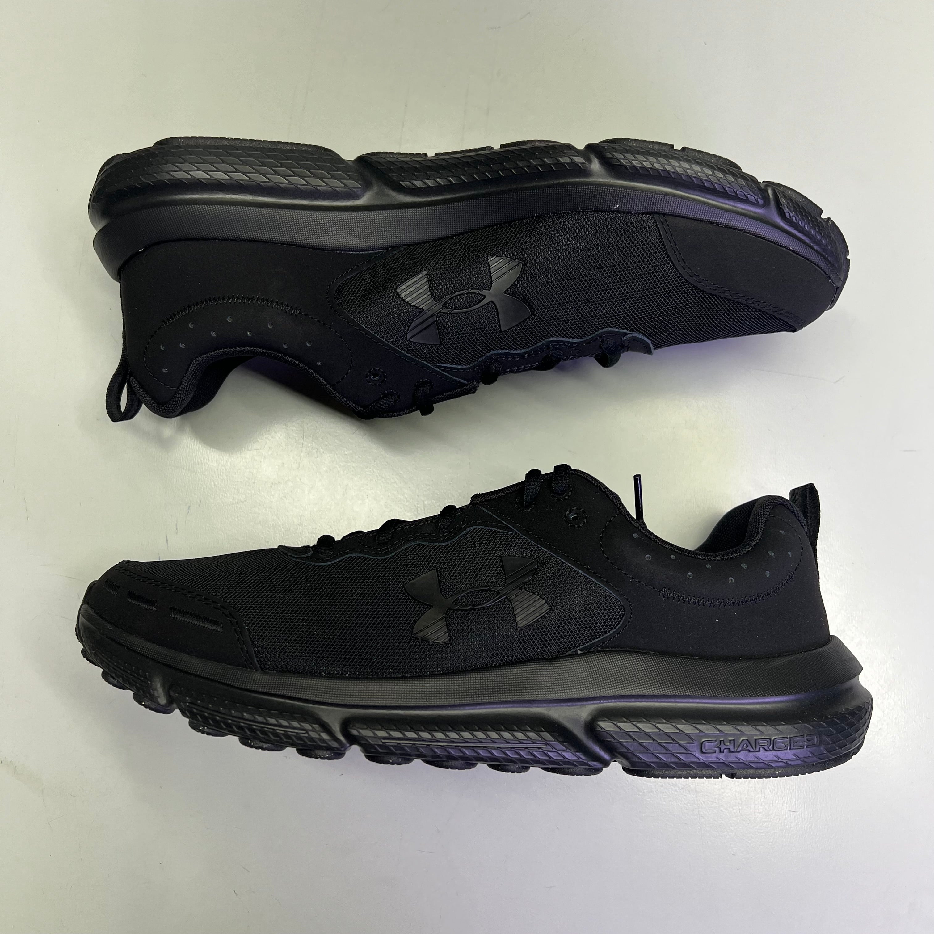 UNDER ARMOUR UA Charged Assert 10 Lightweight Sneaker Men's Sz 12.5 Black