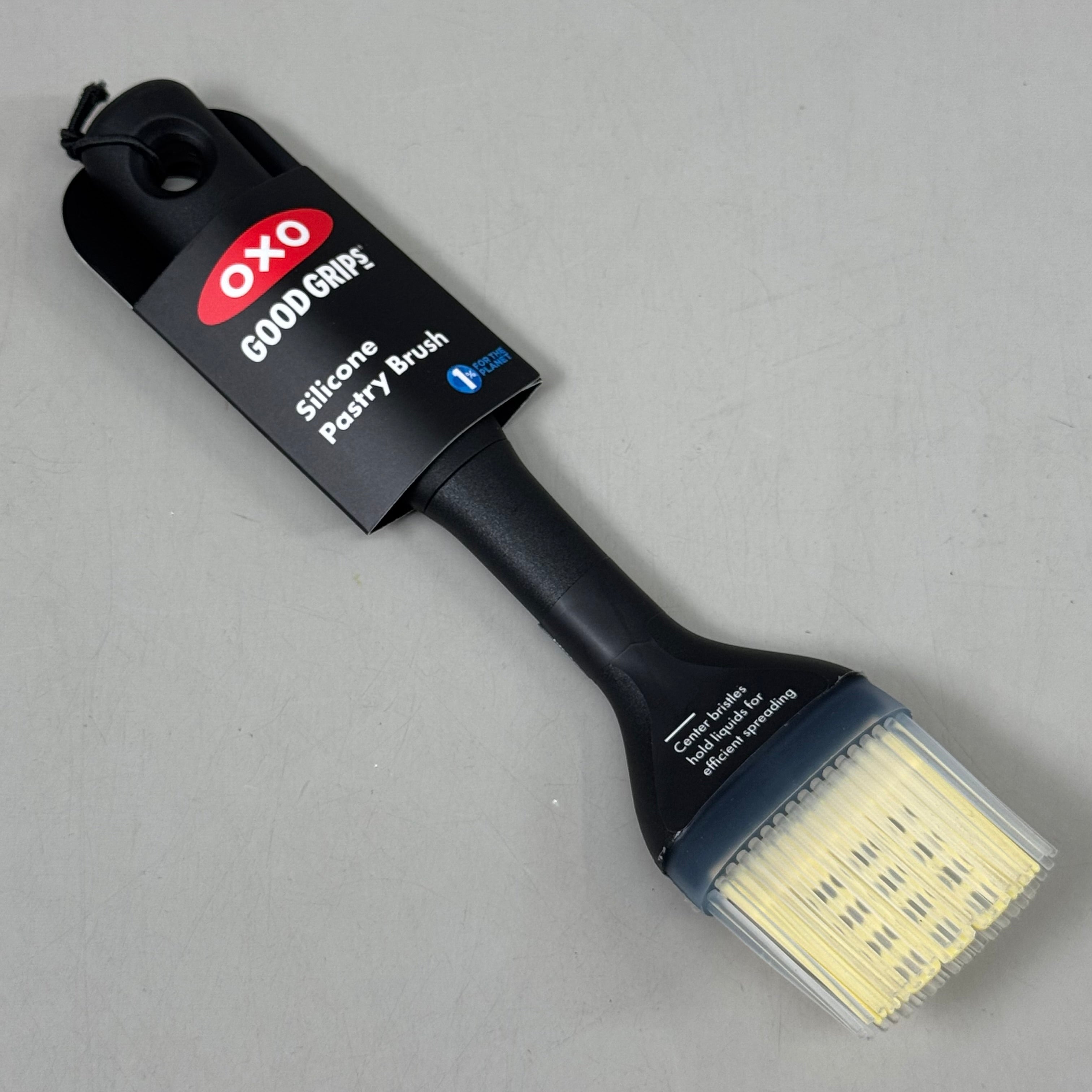 OXO (2 PACK!) Good Grips Silicone Basting & Pastry Brush 7.5" x 1.5" Small Black 1071062