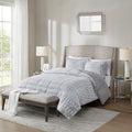 King/Cal King Back Print Long Fur Comforter Mini Set