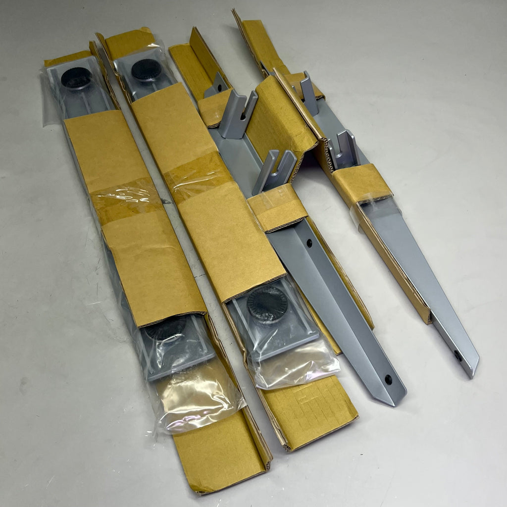 SITONIT SEATING Switchback Base V3 24" Top 2 Leg 3 Stage, Silver 80-011731-01