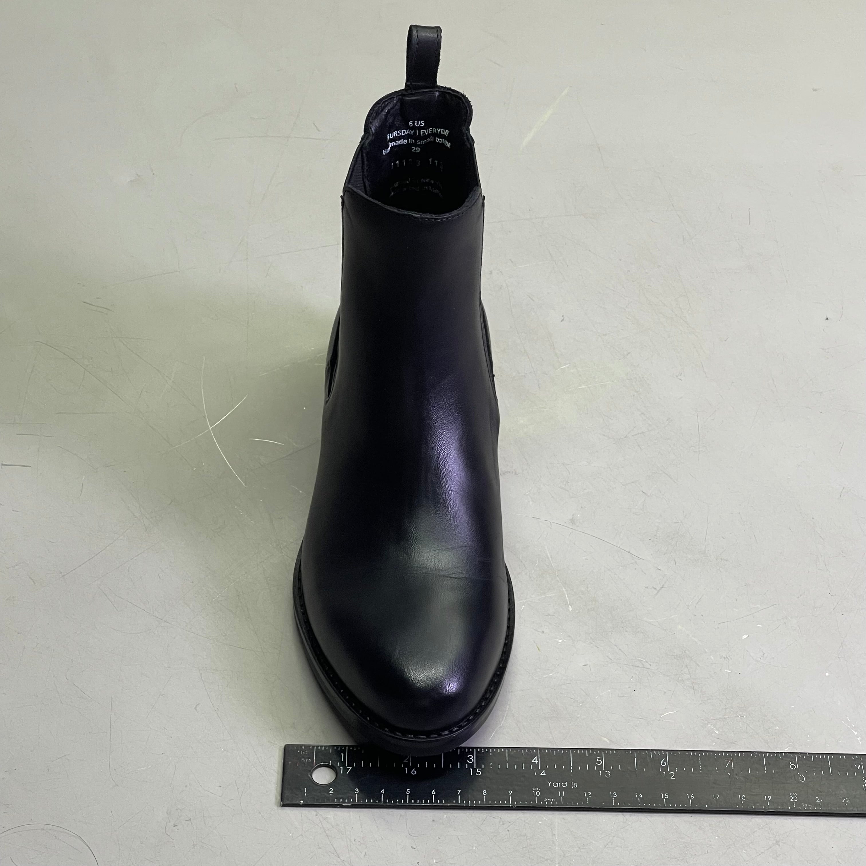 THURSDAY BOOT CO. Duchess Boot Women's 6 Black Leather DCSBPA6
