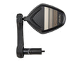 Electra Bar End Retrostripe Matte Black Mirror