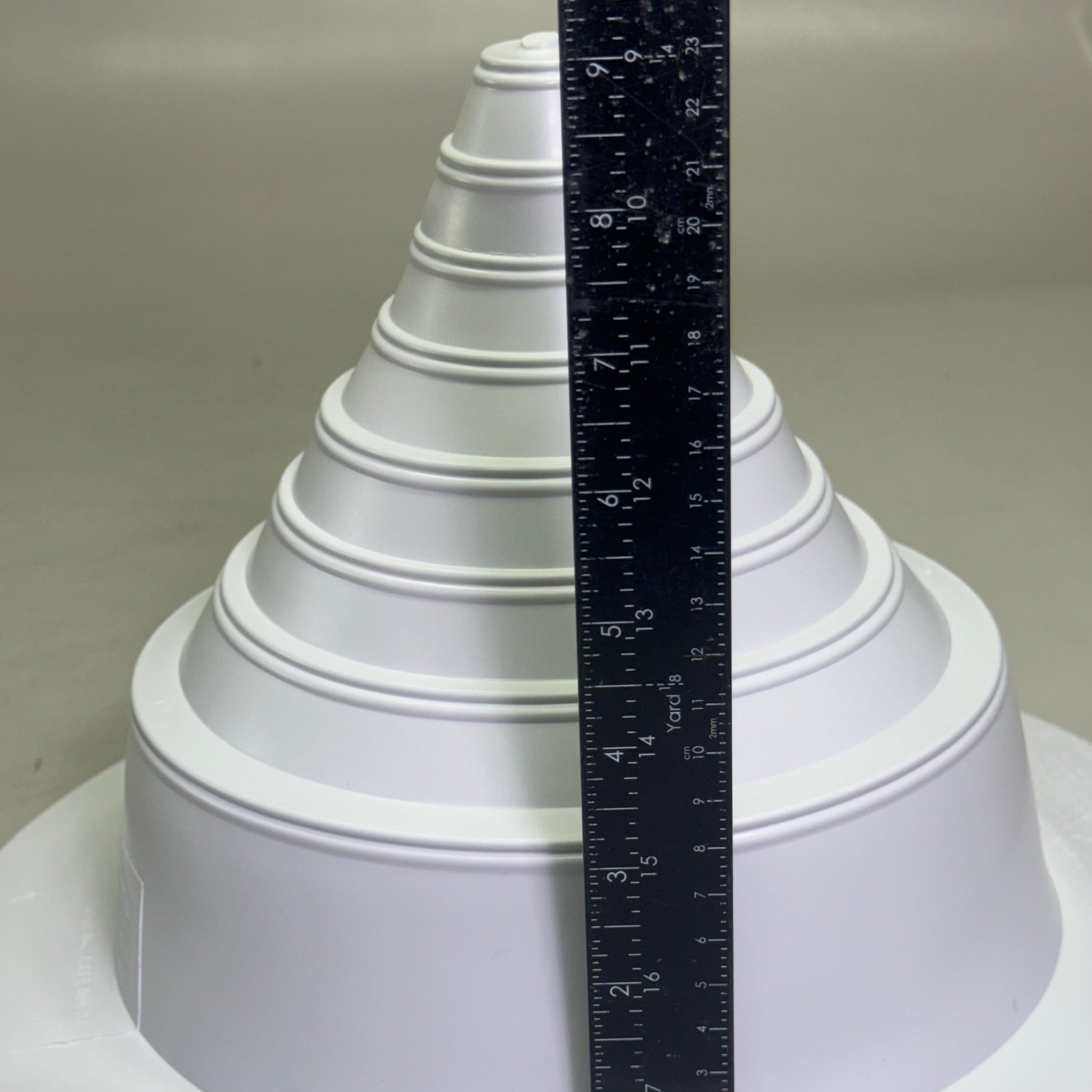 HIBERLITE DC671 Cool Roof Gray Pipe Boot 3/4" x 8", White DC671