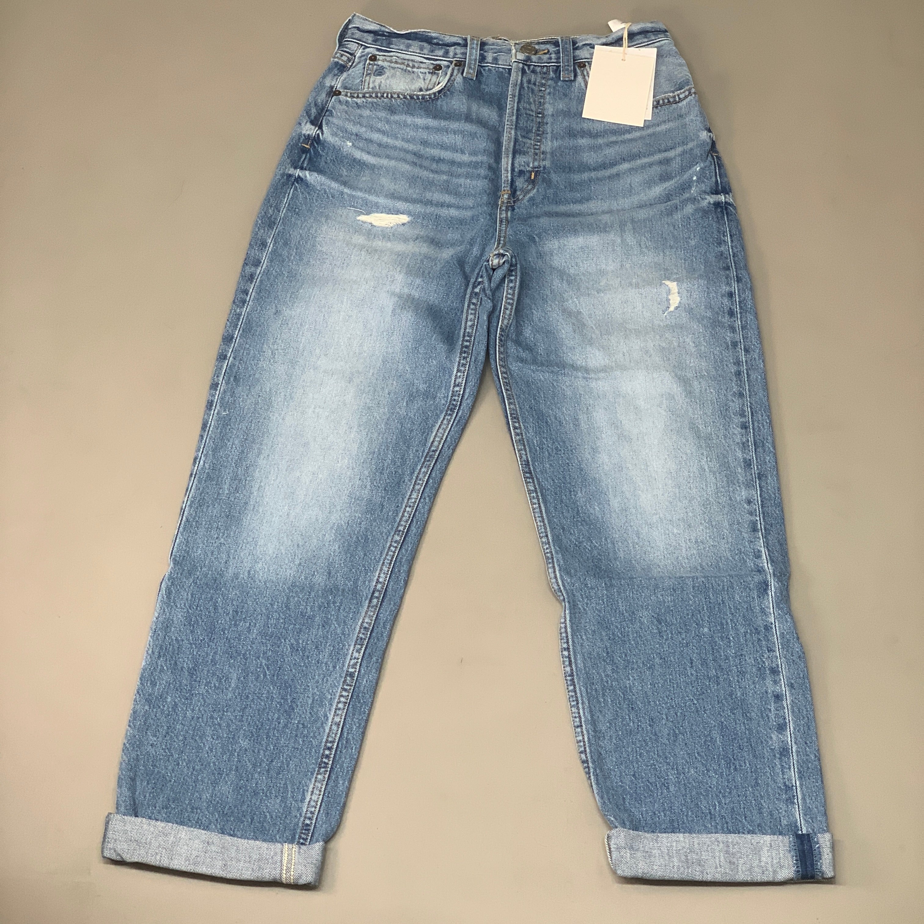 ETICA Bryce Pinch Waist Boyfriend Pant Canyon Reef Certified Organic Size 25 EW178281