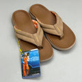 COBIAN Darby Synthetic Suede Strap Sandals Women's Sz 8, EU 38 Tan DAR24-230-8