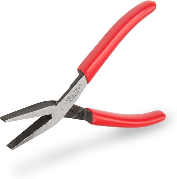 TEKTON Mini Flat Nose Pliers (Serrated Jaw) | PMN21001