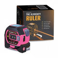 The Almighty Ruler Laser Tape Measure | Laser Distance Measurer, Heavy-Duty Tool with Cross Marking Feature, Smart Range Finder, Easy-Read Display, Ft & Metric Measurement | 196 ft | 65 yd | 60 m