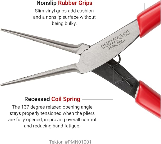 TEKTON Mini Pliers Set with Roll, 8-Piece | PMN99910