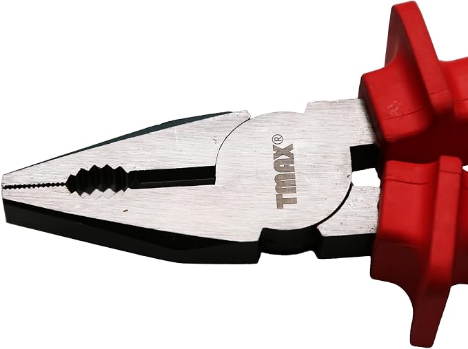 TMAX 8" 1000V VDE Insulated Electrician Linesman Combination Plier, Cr-V