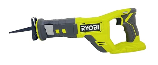 RYOBI ONE+ 18V Cordless Reciprocating Saw - 3,400 SPM Variable Speed, 1 in. Stroke Length, Tool Only (Battery Not Included) - PCL515B | Battery and Charger Sold Separately