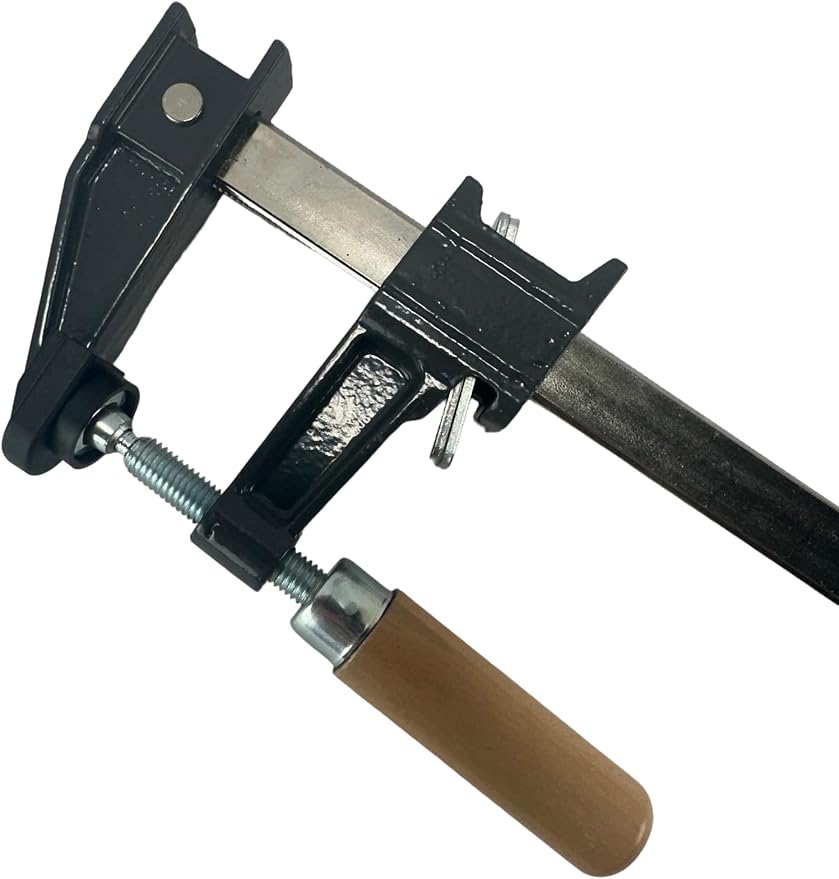 Set of 6-36" Steel Bar Clamp with Metal Ratcheting System and Quick Release Suitable for a Wide Range of Woodworking and Metalworking
