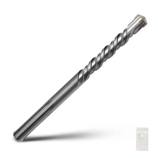 25/32 x 13.4 inch SDS Max Rotary Hammer Drill Bit, 20x340mm Carbide Tip Masonry Drill Bit,Concrete Drill Bit for Masonry, Brick, Stone, Concrete (Length :340mm / 13.4 inch, 20mm (25/32 in) Diameter)
