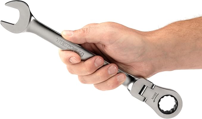 TEKTON 22 mm Flex Head Ratcheting Combination Wrench | WRC26422 | 12-Point