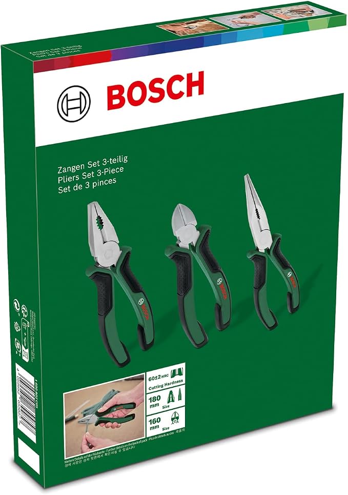 Bosch 14 Piece Ratchet / ¼ Inch Socket Set (High Quality and Versatile Socket Set for Numerous DIY Tasks, Ergonomic Handle with Soft Grip, Magnetic Bit Holder)