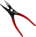 8” Needle Nose Pliers - Soft Jaw Pliers for Jewelry Making, Crafts, Electronics Repair, and Maintenance - Soft Grip Hand Tools by Kings County Tools (Red)