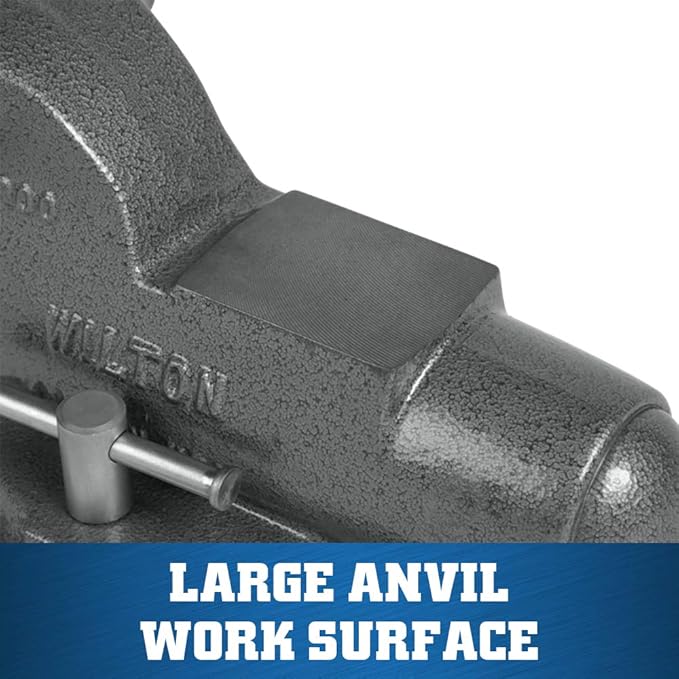 Wilton Machinist Bench Vise, 3" Jaw Width, 4-3/4" Jaw Opening, 2-5/8" Throat (Model 300S)