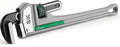 SK 18'' Pipe Wrench, Adjustable Plumbers Wrench, Aluminum Plumbing Wrench | Large Jaw Capacity 1/2'' to 2-1/2'', Lightweight I-Beam Handle, Serrated Jaw for Anti-Slip Grip, Drop-Forged Cr-V Steel Head