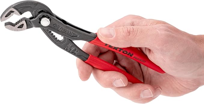 TEKTON 7 Inch Angle Nose Push Button Adjustable Pliers | PGA36307