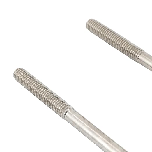 Stainless Steel Square U Bolt Kit for Boat Trailer Axle Leaf Springs, for 2x2 Axle - 4 3/4" Long,2 inch Wide Square U-Bolts with Nuts and Frame Plate for Trailer Automobiles Trailer.