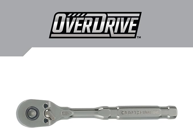 CRAFTSMAN OVERDRIVE 1/4" Drive 180T Pear Head Ratchet (CMMT82110)