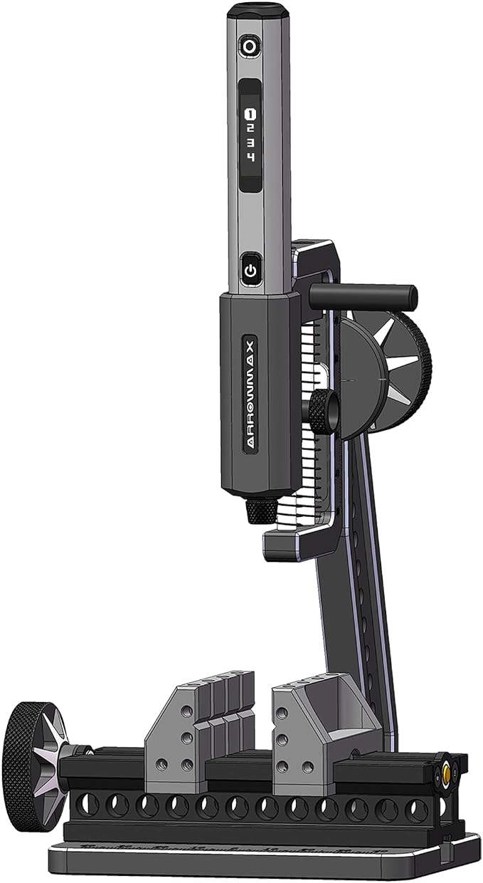 AM ARROWMAX Precision Double-Ended Mini Bench Vise - Crafted from aerospace-grade aluminum alloy and precision CNC machined, Enhance Precision and Stability for Crafts,Jewelry Making, 230682