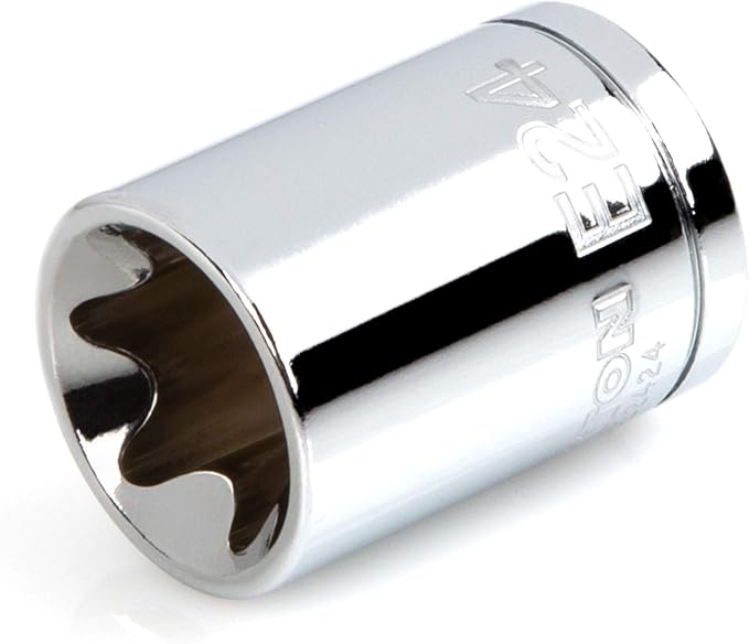 TEKTON 1/2 Inch Drive x E24 External Star Socket | SHD22424 | Shallow