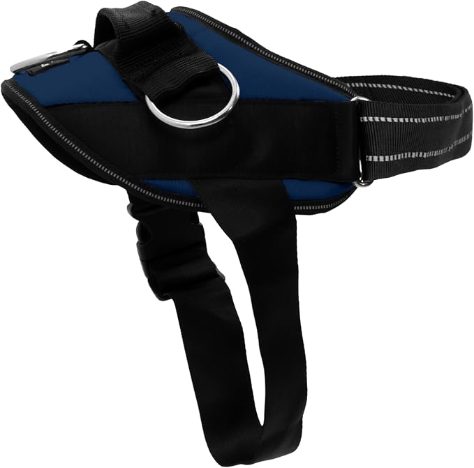ShawnCo Essential Dog Harness, No-Pull Pet Vest (Pacific Blue,XL) | 3 Leash Clips, Easy On, No-Choke, Reflective, Adjustable Fit, Padded Comfort, Control Handle, For Small, Medium & Large Dogs
