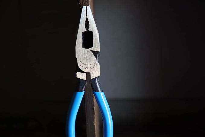 Channellock Side-Cutting Pliers Channel Lock - 348 - High Leverage True Grip - 8-Inch Combination