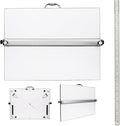 Portable Drafting Board, 20"X26" Professional Architecture Drafting Board, Tabletop Drawing Board with Ruler & Parallel Bar, Drafting Tools for Architects, Artists, Engineers, and Designers
