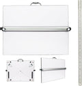 Portable Drafting Board, 18"X24" Professional Architecture Drafting Board, Tabletop Drawing Board with Ruler & Parallel Bar, Drafting Tools for Architects, Artists, Engineers, and Designers