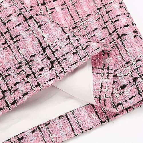IDEALSANXUN Plaid Skirts for Women Fall Winter Knee Length Pencil Wool Skirt with Slit