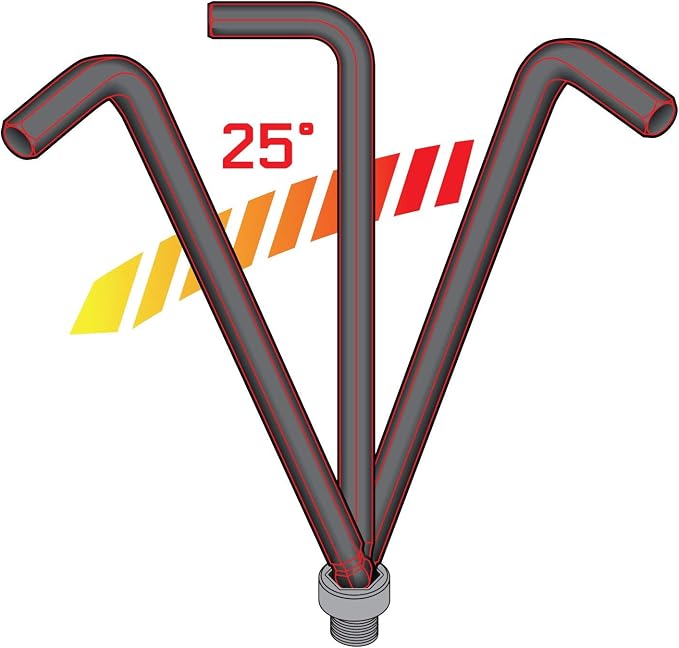 Carbyne 26-Piece Long Arm Ball End Hex (Allen) Key Wrench Set, SAE and Metric Allen Keys, S2 Steel, 0.05 to 3/8 in and 1.27mm to 10mm, For Automotive, Bicycle, Household and Furniture Repair