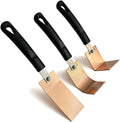 Copper Spoon Welder Backer Tools Welders Helper MIG Spot Welding Equipment with 3 Plate Set, Flat/Angle/Curved Copper Paddle Backer