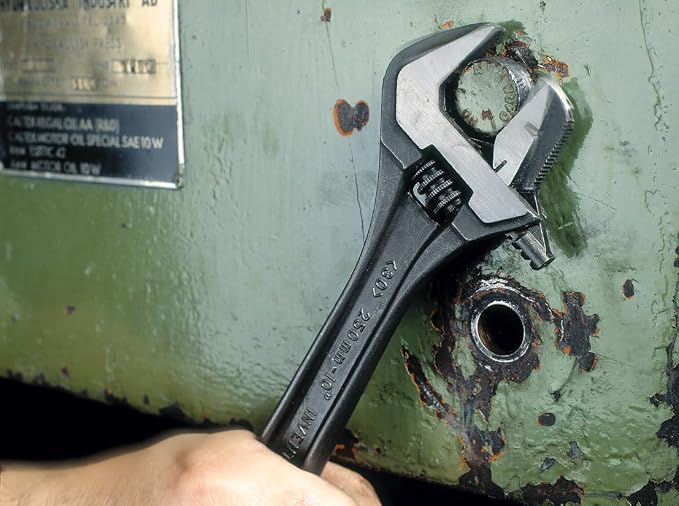 Bahco 8073 R US Adjustable Wrench, 12-Inch, Black