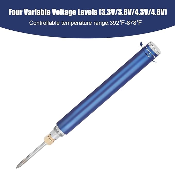 JYJZPB Cordless Soldering Iron with Built-in 1100mAh Battery, Portable and Compact, Adjustable Temperature, Household, Repair Tools, Jewelry Welding