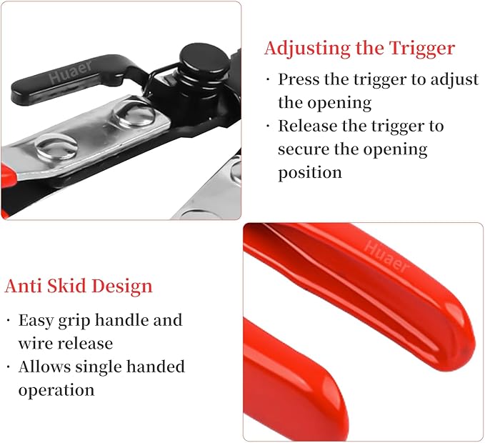 Akozon Car Soldering Pliers, Metal Soldering Plier Multi-Function Wire Welding Clamp Pick‑Up Aid Tool Wire Welding Pliers For Automobile Maintenance Repairing Tool