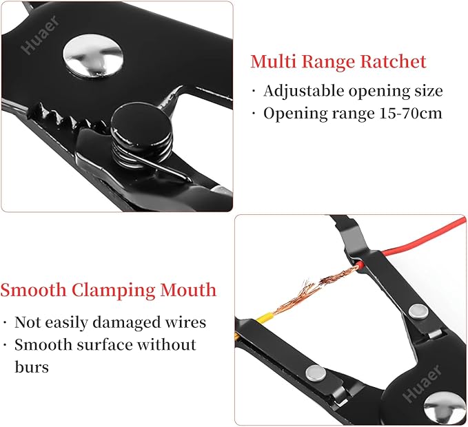 Akozon Car Soldering Pliers, Metal Soldering Plier Multi-Function Wire Welding Clamp Pick‑Up Aid Tool Wire Welding Pliers For Automobile Maintenance Repairing Tool