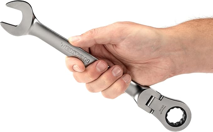 TEKTON 21 mm Flex Head Ratcheting Combination Wrench | WRC26421 | 12-Point