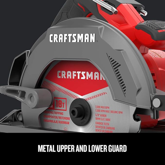 Craftsman CMES510R 15 Amp 7-1/4 in. Corded Circular Saw (Renewed)