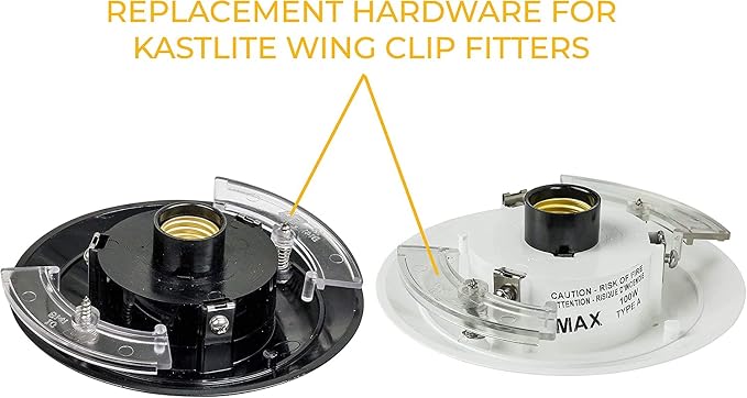 KASTLITE Post Top Fitter Hardware Kit, Wing Clamps with Screws & Springs