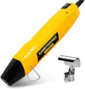 haisstronica Mini Heat Gun 350W, 2 Temp Settings 482°F/752°F (250°C/400°C), Hot Air Tool with Metal Stand & Nozzle Guard, 110V Corded Heat Shrink Gun for Shrink Tubing, Crafts, Embossing, Vinyl Wrap