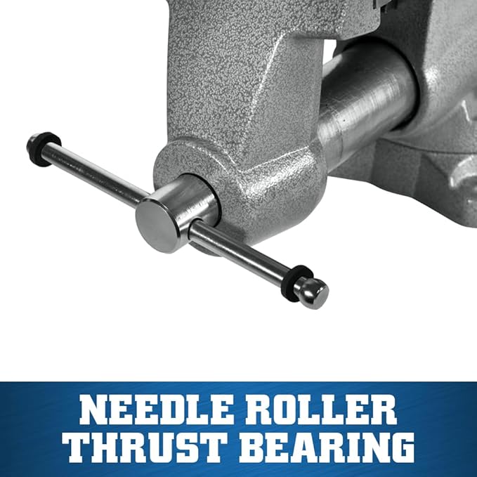 Wilton Mechanics Pro Bench Vise, 6-1/2" Jaw Width, 6" Jaw Opening, 4-3/8" Throat (Model 865M)
