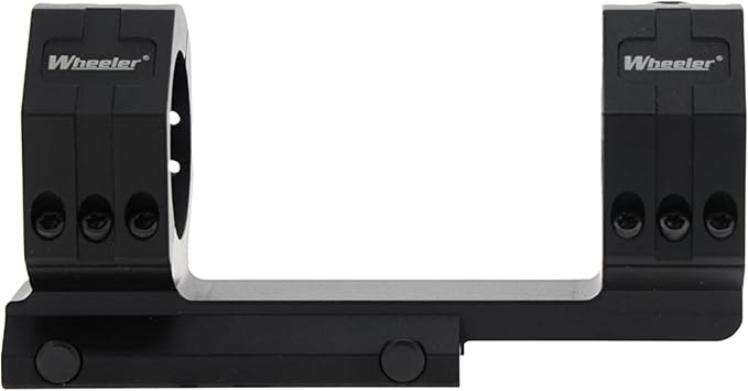 Wheeler 1 Piece Pic Rail Cantilever Scope Mounts with Integrated Anti-Cant Indicator for Leveling, Shooting and Gunsmithing