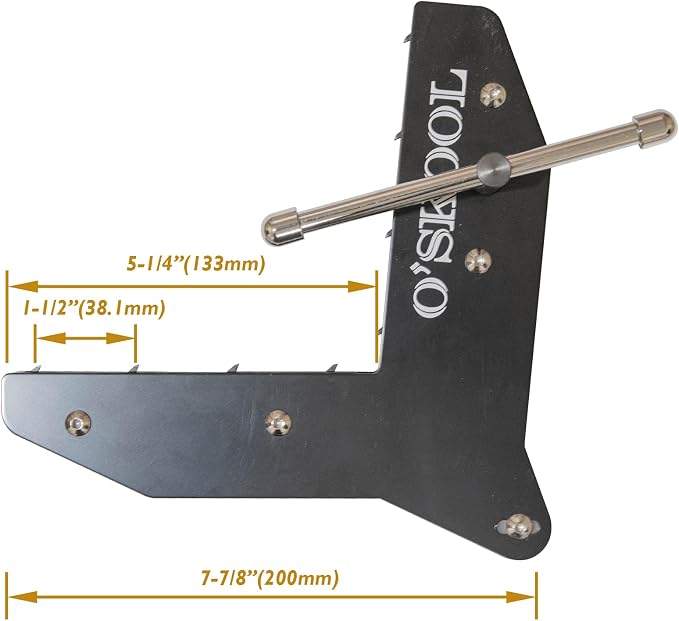 O'SKOOL Miter Max Corner Clamp for Woodworking, Making Window Casing, Making Door Casing, Crafting Projects | 45-Degree Joint Pulling, Cam Locking, Pin-Grip Hold, For Door Casing, Window Trim, Picture Frames, And Gluing Assembly
