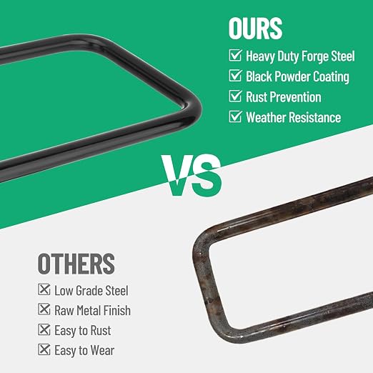 12 Inch Square Bend U-Bolt Kit for Truck Chassis