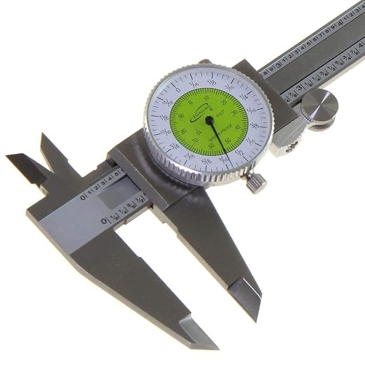 iGaging 8" Fractional & Decimal Inch Combination Dial Caliper