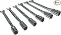 Flex Socket (6pc) 6 Point Wrench Set With Flexible Heads and Open Ends