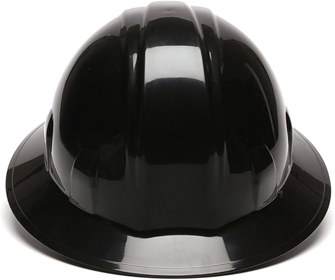 Pyramex Safety SL Series Full Brim Hard Hat 4-Point Ratchet Suspension