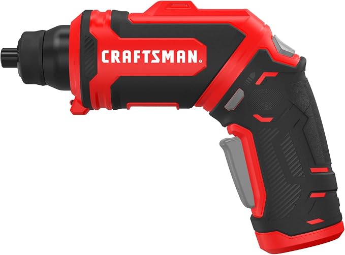 CRAFTSMAN 4V Cordless Screwdriver with USB Charger and Picture Hanging Kit Included (CMHT6640BI)