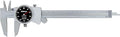 Mitutoyo 505-742-56J Dial Caliper, 0-6" Measuring Range, 0.1" per Revolution, 0.001" Graduation, Black Face, Smooth Dial Movement with Shock Protection for Precise Measurements